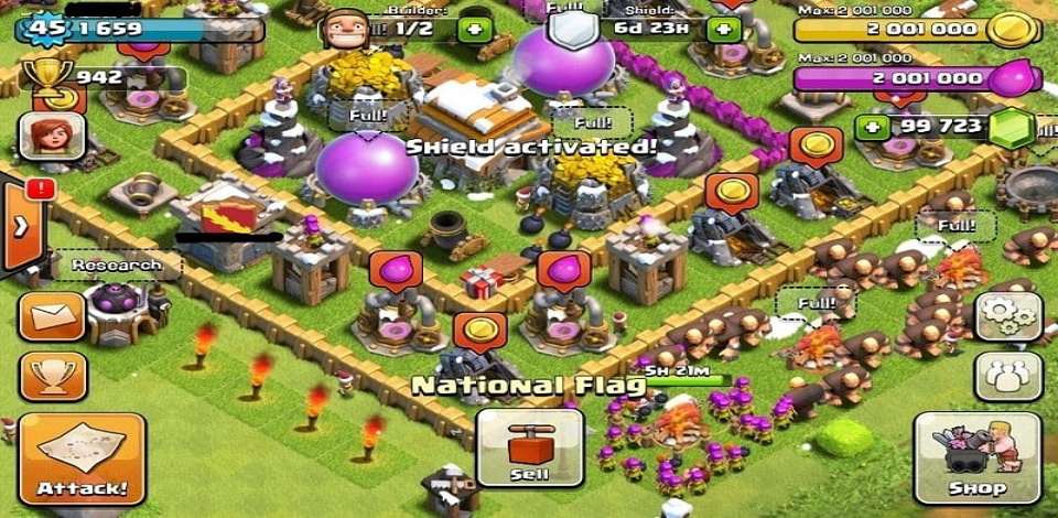 Lợi ích khi sử dụng Clash of Clans Mod