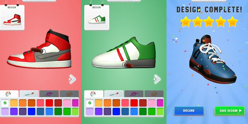 Hình ảnh những đôi giày thể thao thiết kế độc đáo trong Sneaker Art.
