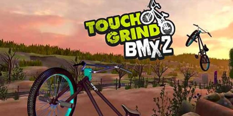 Alt: Hình ảnh người chơi thực hiện pha biểu diễn trên xe đạp trong Touchgrind BMX Mod APK.