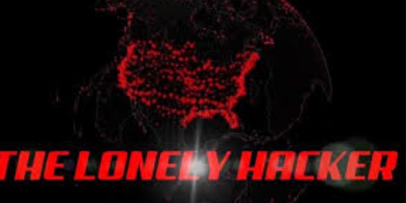 Hacker using high-tech tools in The Lonely Hacker