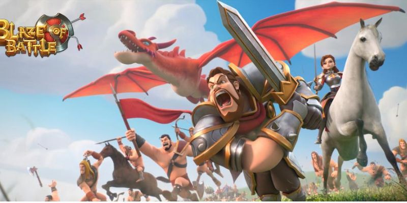 Blaze of Battle game interface