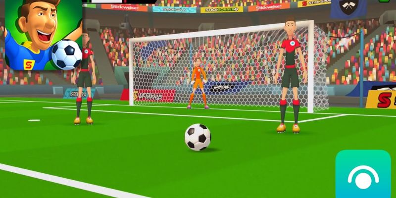 Hình ảnh người chơi nhận thưởng trong game Stick Football.