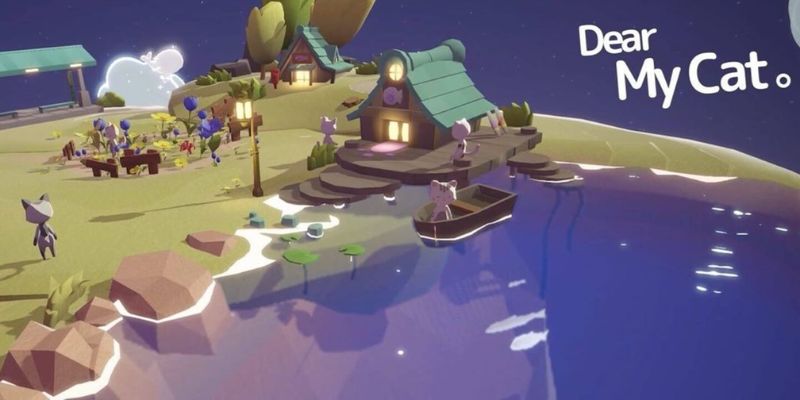 Hình ảnh người chơi trong Dear My Cat Mod APK khi nhận phần thưởng.
