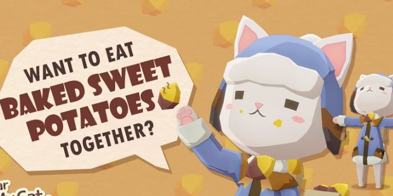 Hình ảnh một chú mèo dễ thương trong Dear My Cat Mod APK.