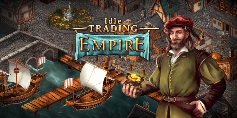 Alt: Hình ảnh cửa hàng trong game Idle Trading Empire đang phát triển.