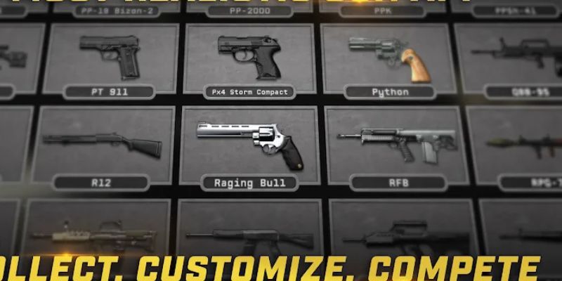 Mở khóa tất cả các vũ khí trong iGun Pro 2 MOD APK