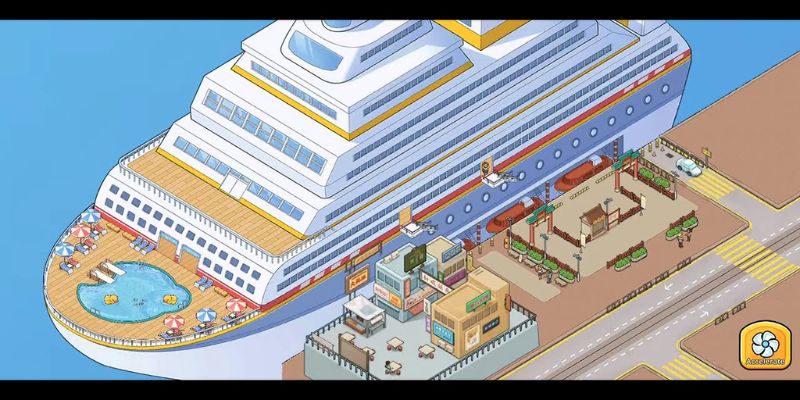 Idle Cruise Ship Tycoon Mod APK game