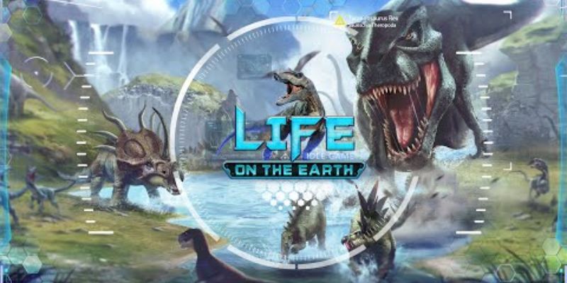 Alt: Hình ảnh trong Life on Earth Mod APK khi người chơi đang phát triển sự sống.